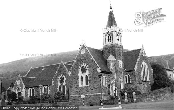 Mountain Ash, St Margarets Church c1955