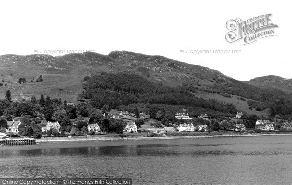 Tighnabruaich, from the Kyles c1955