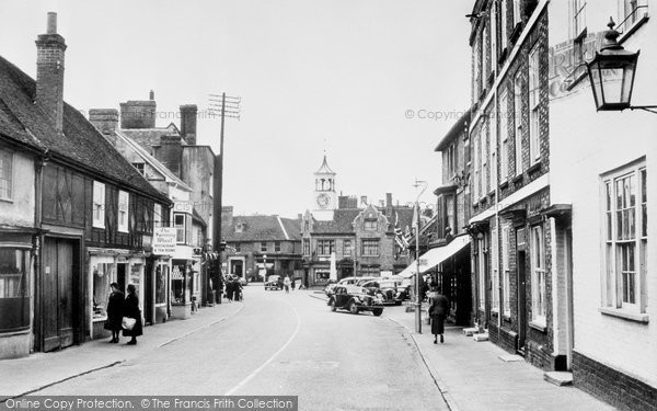 Photo of Ampthill, Market Place c1955, ref. A158013