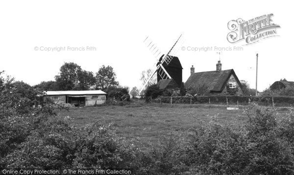 Bourn,Bourne Mill c1955,Cambridgeshire