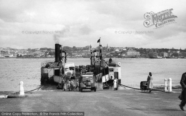 Photo of Torpoint, Ferry c1955, ref. t63005