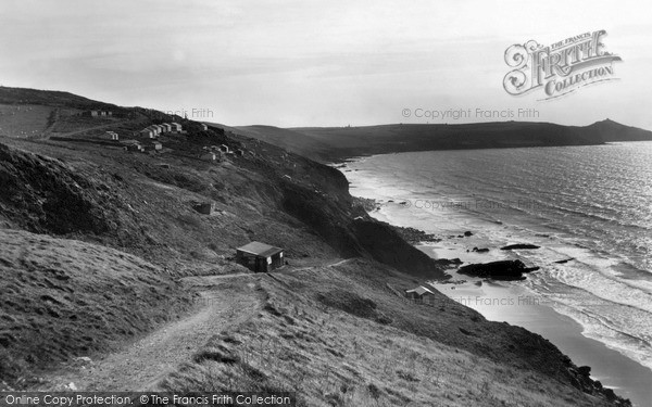 Photo of Whitsand Bay, Rame Head c1955, ref. w91002