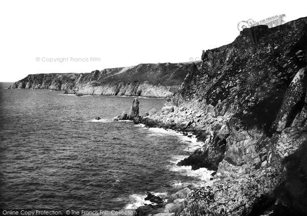 Photo of Lundy Island, West Coast 1890, ref. 24748