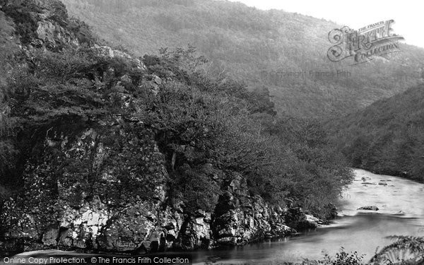 Photo of River Dart, Holne Chase, Lover's Leap c1871, ref. 5534