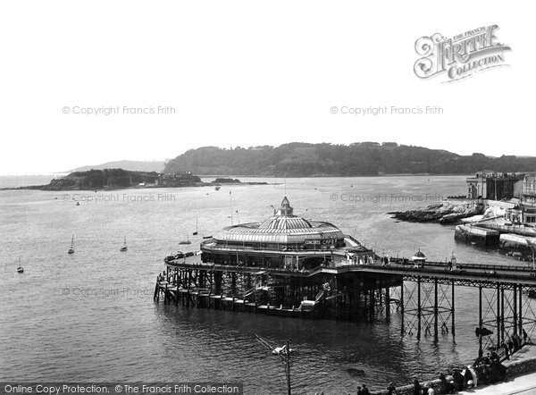 Photo of Plymouth, the Pier and Drakes Island 1924, ref. 75898