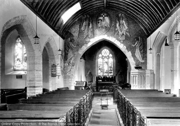 Photo of Mortehoe, the Church of St Mary Magdalene, interior 1935, ref. 87131