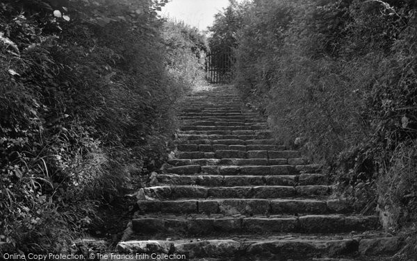 Photo of Buckfastleigh, Church Steps c1960, ref. B238056