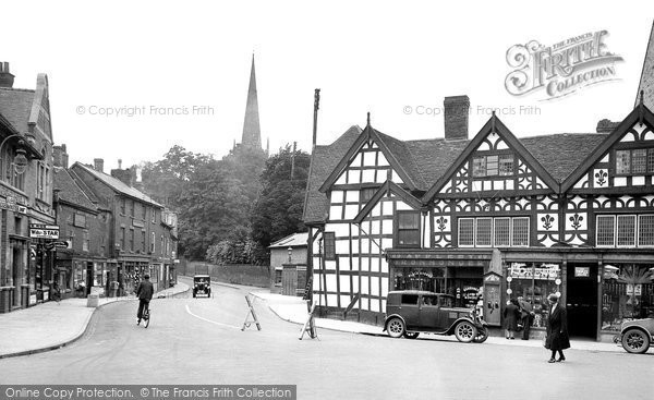 Photo of Bromsgrove, High Street into St John's Street 1931, ref. 84649