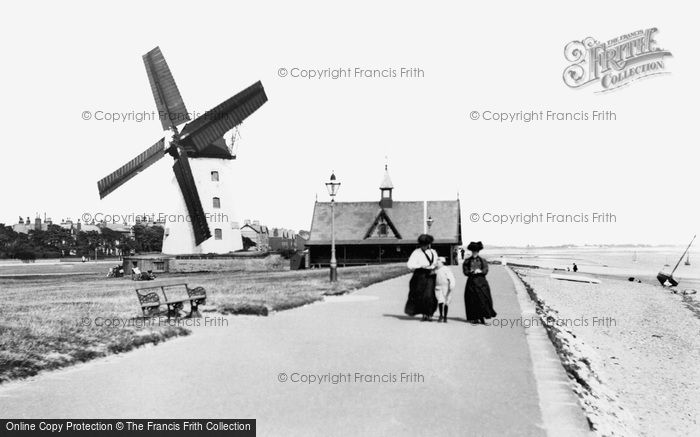 Lytham St Annes,The Windmill and Life Boathouse 1907,Lancashire