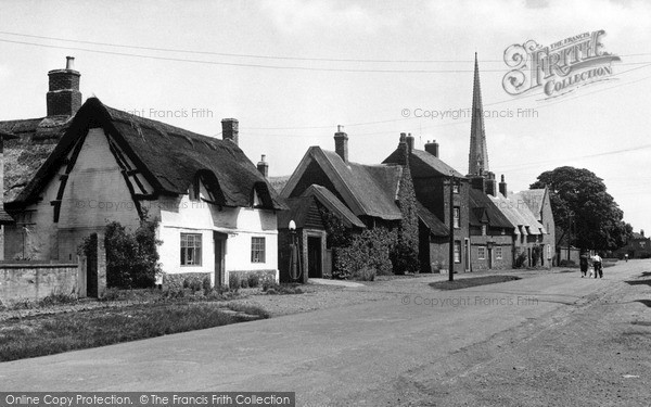 Photo of Queniborough, the Village and St Mary's Church c1955, ref. q12001