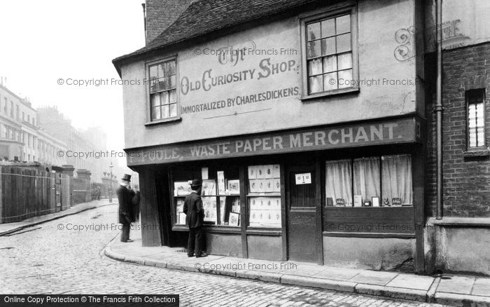 Photo of London, the Old Curiosity Shop c1875, ref. L130121