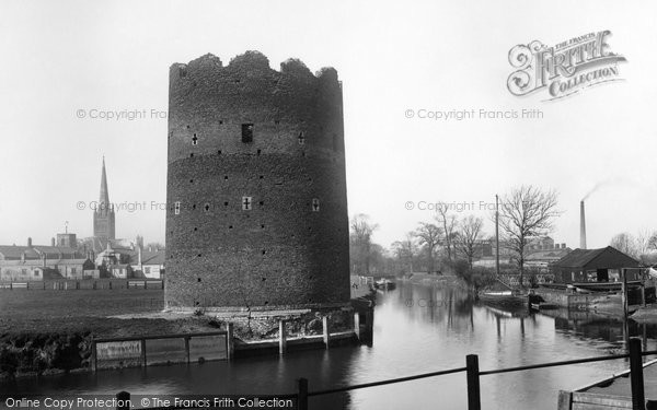 Photo of Norwich, Old Cow Tower and the River Wensum 1891, ref. 28158