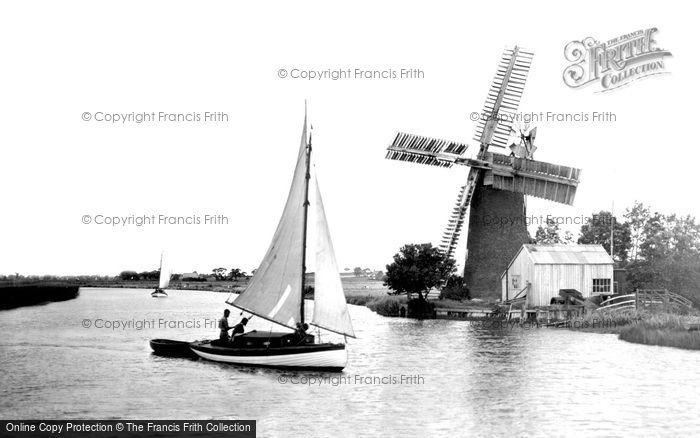 Acle,17th Century Windmill c1929,Norfolk
