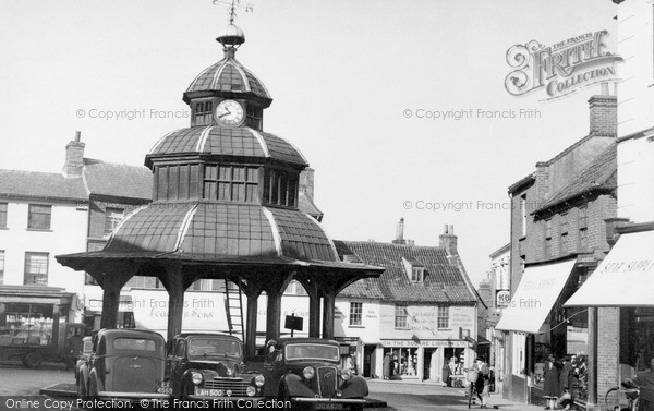 Photo of North Walsham, Market Cross c1955, ref. n42001