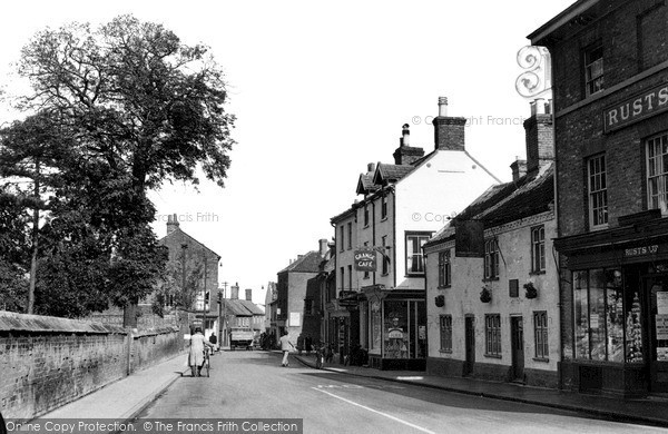 Photo of North Walsham, Church Street c1955, ref. n42019