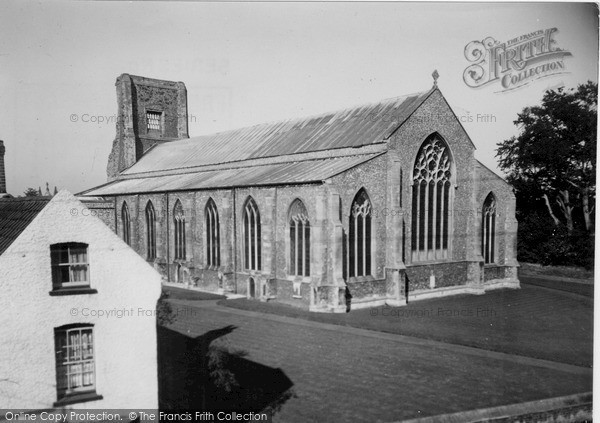 Photo of North Walsham, the Church c1955, ref. n42029