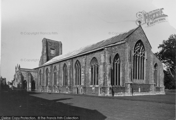 Photo of North Walsham, the Church c1955, ref. n42030