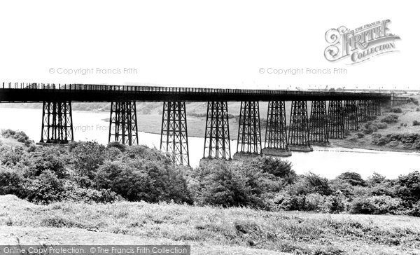 Photo of Ashington, the Viaduct c1955, ref. A224001