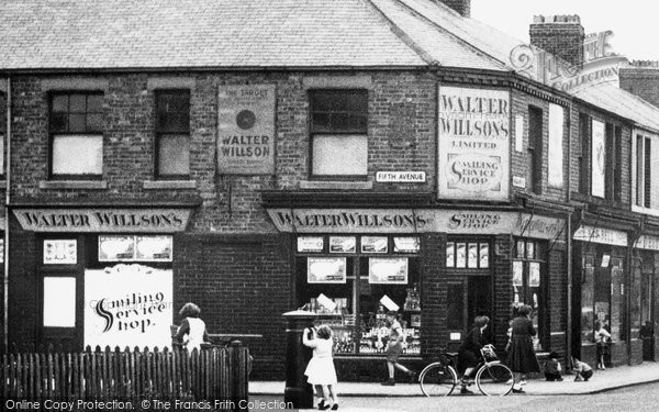 Photo of Ashington, Village Shop, Milburn Road c1955, ref. A224022x