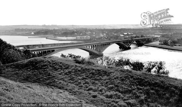 Photo of Berwick-Upon-Tweed, the Tweed Bridge c1960, ref. B305037