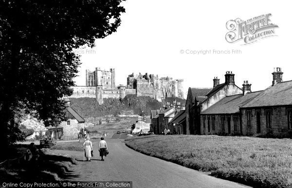 Photo of Bamburgh, the Village and Castle 1954, ref. B547021b