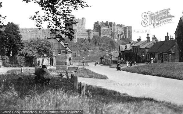 Photo of Bamburgh, Castle from the Green c1955, ref. B547317