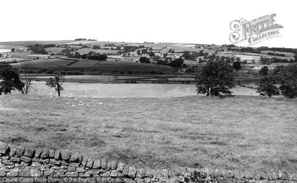 Photo of Bardon Mill, from Willimotes Castle c1955, ref. B548033