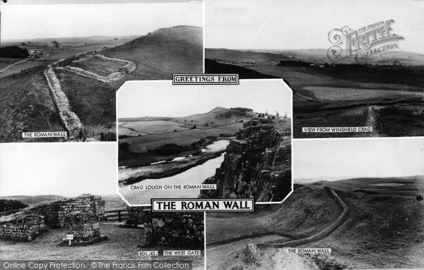 Photo of Bardon Mill, Greetings from the Roman Wall c1950, ref. B548043