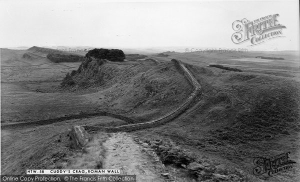 Photo of Bardon Mill, Cuddy's Crag, Hadrians Wall c1960, ref. B548058