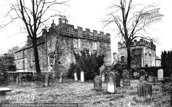 Photo of Blanchland, Lord Crewe Arms from the Churchyard c1935, ref. B555040