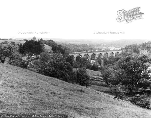 Photo of Haltwhistle, Lambley Viaduct and Station c1955, ref. H344020