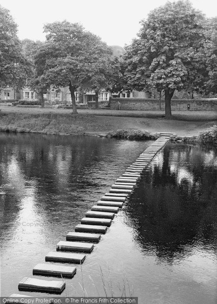 Photo of Morpeth, the Stepping Stones c1955, ref. M251018