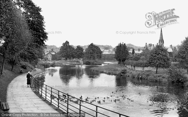 Photo of Morpeth, the River c1955, ref. M251027