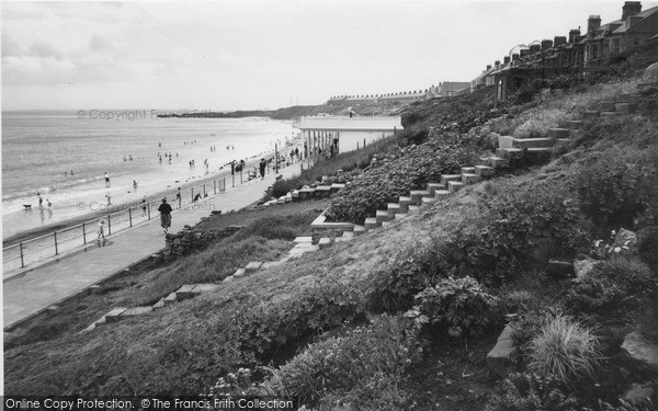 Photo of Newbiggin-By-The-Sea, the Beach c1960, ref. N76041