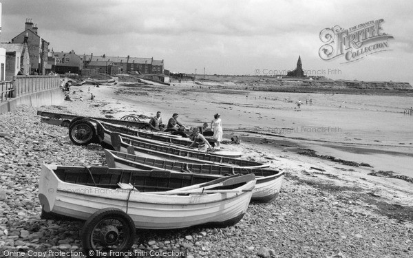 Photo of Newbiggin-By-The-Sea, the Beach c1960, ref. N76045
