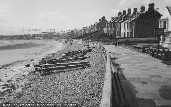 Photo of Newbiggin-By-The-Sea, the Promenade c1955, ref. N76054