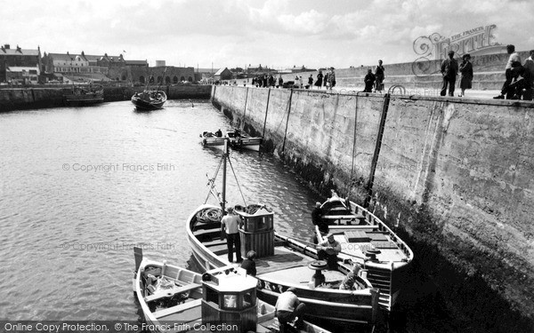 Photo of Seahouses, the harbour c1955, ref. S521078