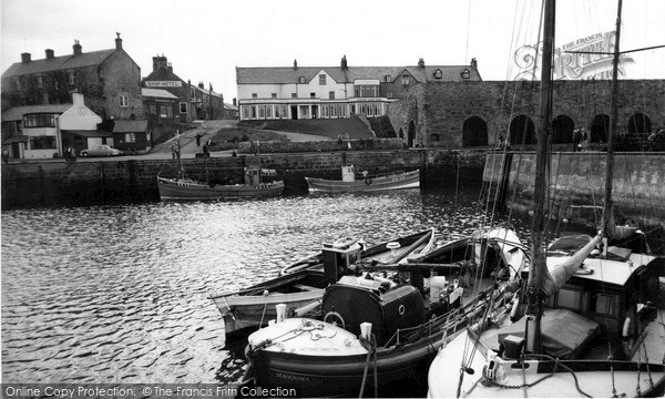Photo of Seahouses, the Harbour c1955, ref. S521080