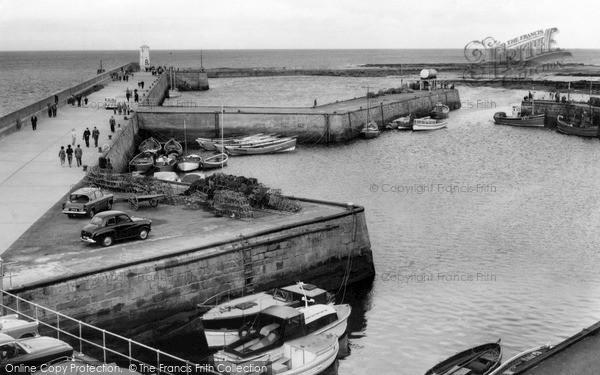 Photo of Seahouses, the Harbour c1955, ref. S521099