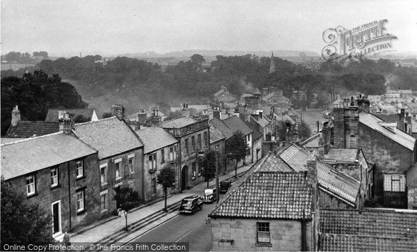 Photo of Warkworth, view from the Castle c1955, ref. W391004