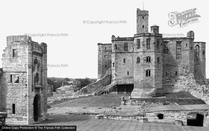 Photo of Warkworth, the Castle c1955, ref. W391022