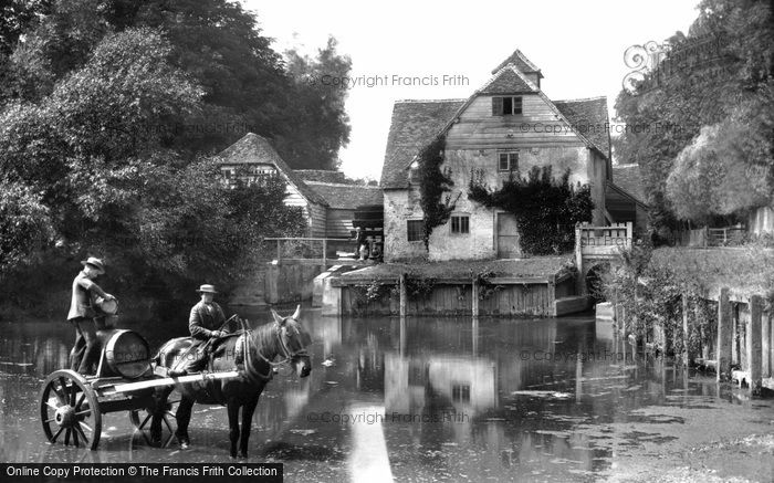 Mapledurham,the Mill 1890,Oxfordshire