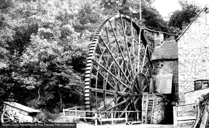 Ironbridge,Waterwheel 1892,Shropshire