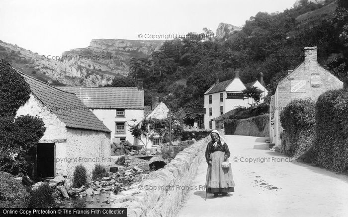 Cheddar,Glen Middle Mill 1908,Somerset