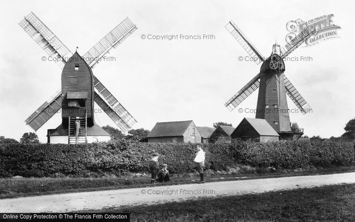Outwood,the Windmills 1906,Surrey