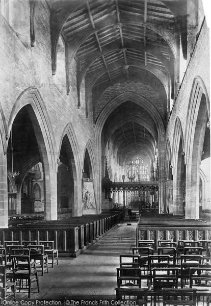 Photo of Newcastle Upon Tyne, St Nicholas' Cathedral interior 1891, ref. 29257