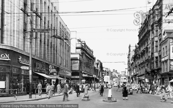 Photo of Newcastle Upon Tyne, Northumberland Street c1955, ref. N16012