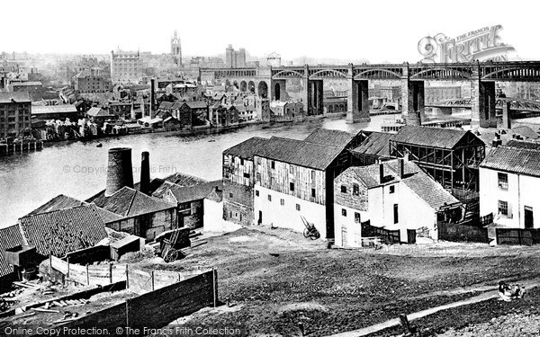 Photo of Newcastle Upon Tyne, from Rabbit Banks c1898, ref. N16304