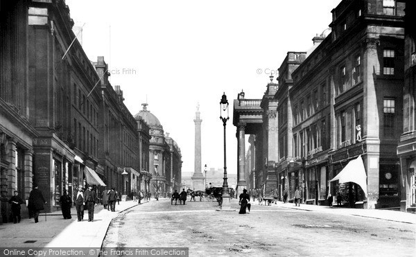 Photo of Newcastle Upon Tyne, Grey Street 1890, ref. N16317