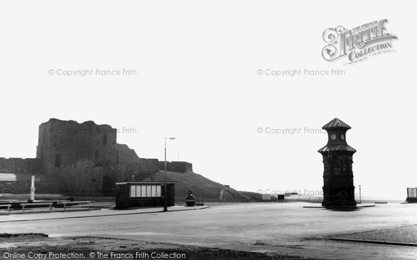Photo of Tynemouth, Clock Tower and Castle Entrance c1955, ref. t142056